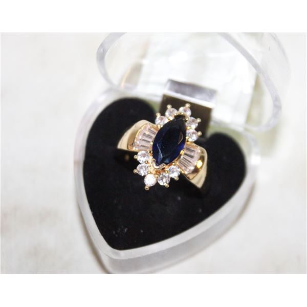 NEW GOLD TONE WAMEN'S RING SZ9