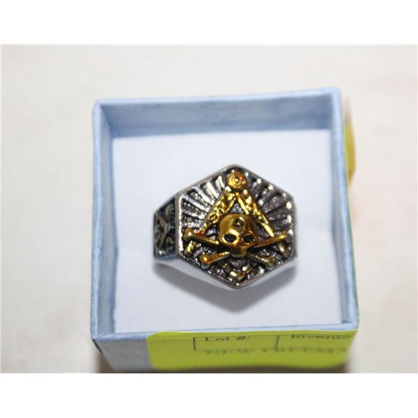 NEW FREEMASON RING SIZE9