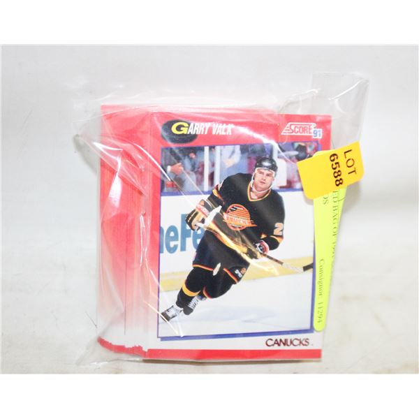 MIXED BAG OF 1991 SCORE HOCKEY CARDS