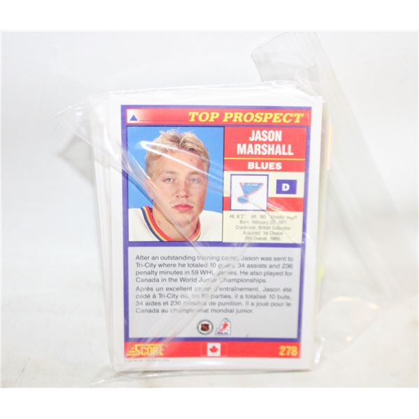 MIXED BAG OF 1991 SCORE HOCKEY CARDS