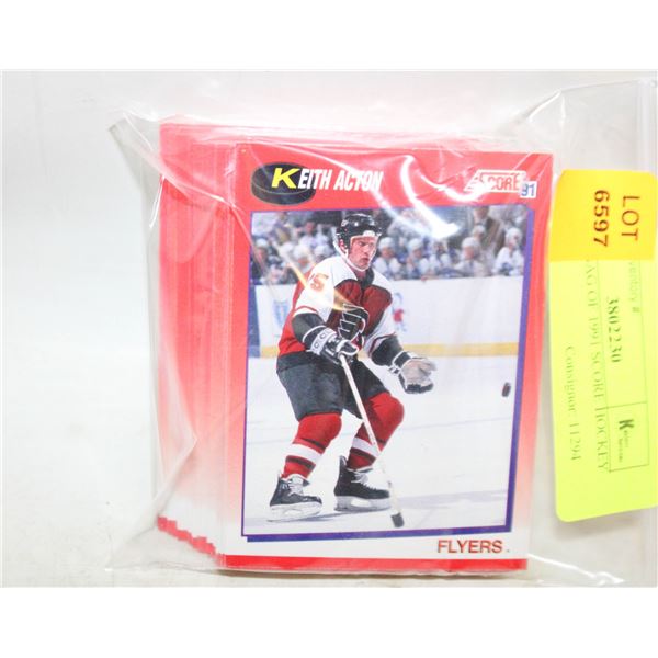 MIXED BAG OF 1991 SCORE HOCKEY CARDS