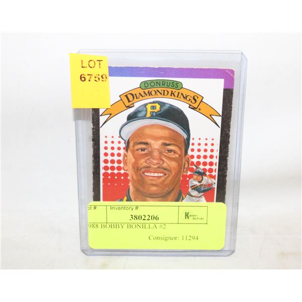 1988 BOBBY BONILLA #2