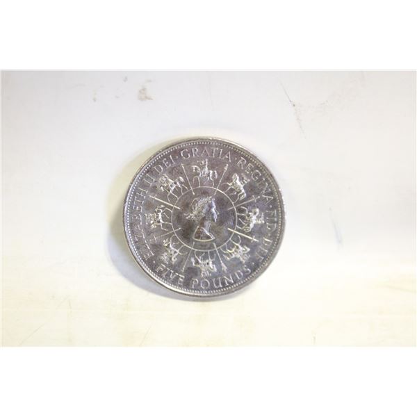 1993 BIRTISH FIVE POUND COING