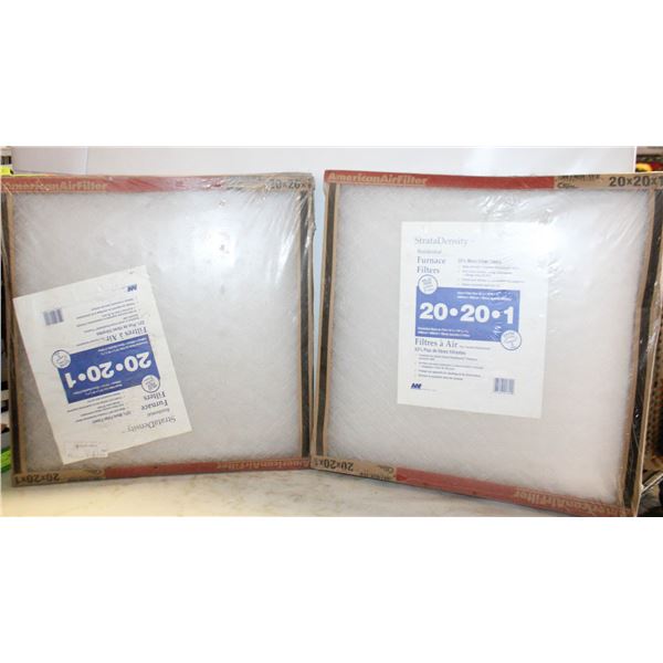 NEW 2PKG  20 X 20 X 1 FILTERS ESTATE