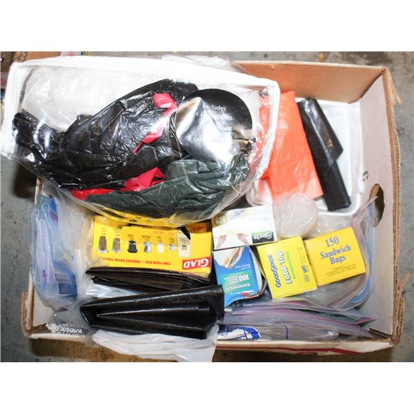BOX GARBAGE BAGS /ZIPLOCK & MORE