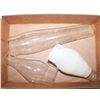 Image 1 : VINTAGE GLASS CHIMNEYS FOR OIL &