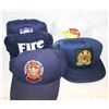 Image 1 : 4 VINTAGE FIRE FIGHTER+1 POLICE BALL CAPS