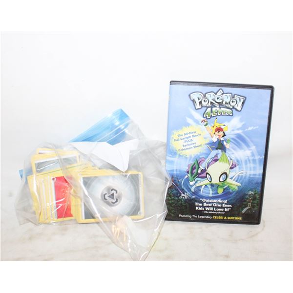 100 POKEMON ENERGY CARDS & POKEMON DVD