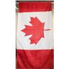 Image 1 : XL CANADA FLAG, 5FT X 3FT, HEAVY FABRIC