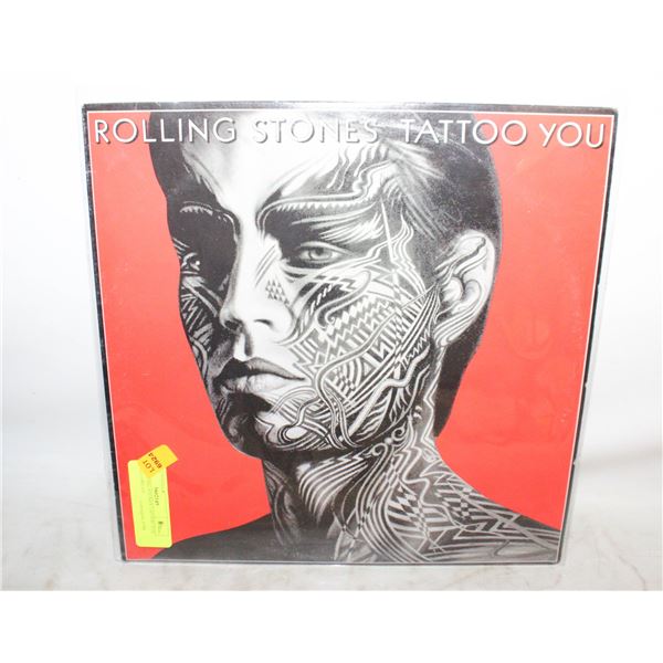 THE ROLLING STONES TATTOO YOU 1981 RECORD LP