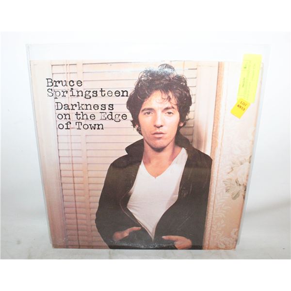 BRUCE SPRINGSTEEN DARKNESS ON TE EDGE OF TOWN