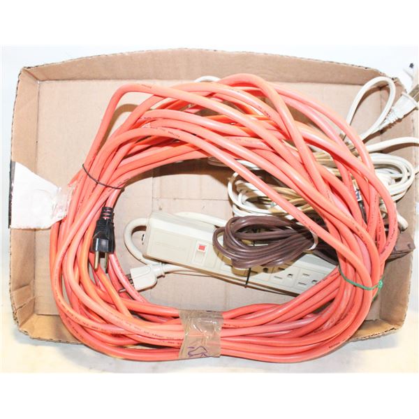 EXTENSION CORDS + POWER BAR
