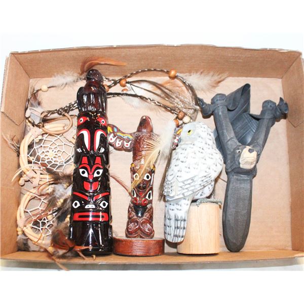 GLASS & CERAMIC TOTEM POLES