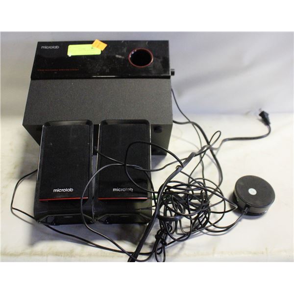 MICRO LAB COMPUTER SPEAKERS WITH SUB