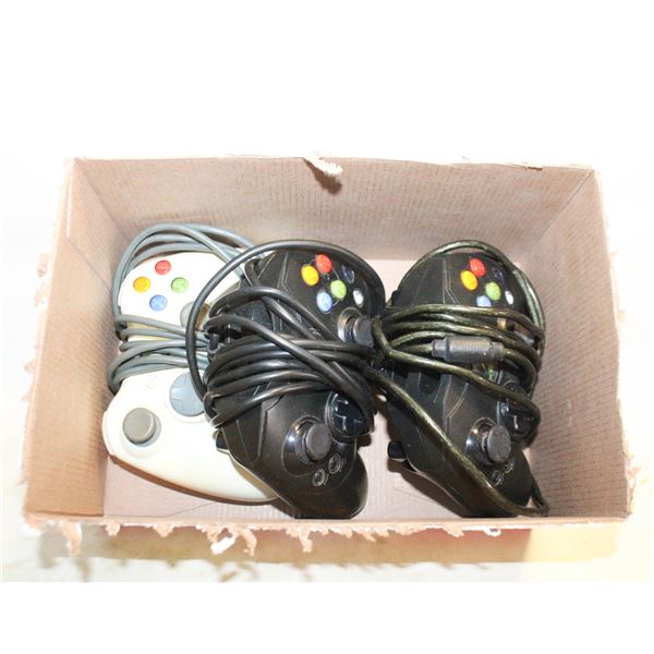 3 XBOX CONTROLLERS