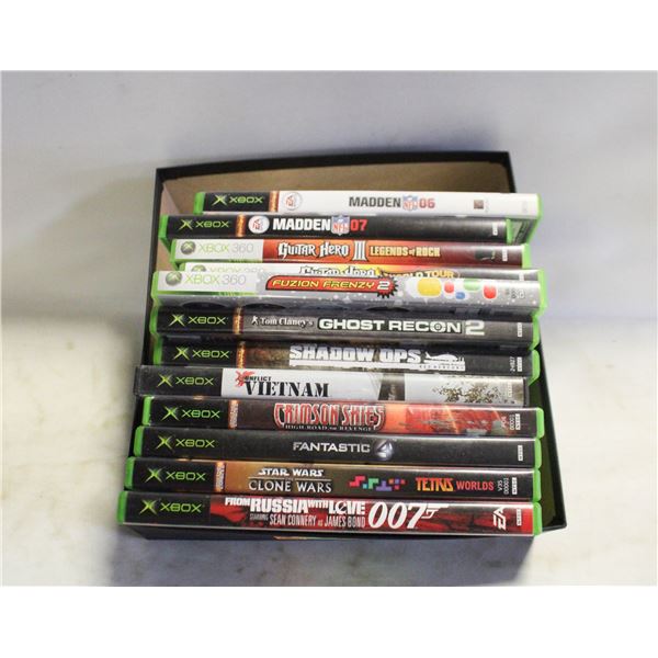 12 XBOX GAMES
