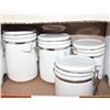 Image 1 : 4 KITCHEN CANISTERS