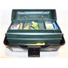 Image 1 : FLAMBEAU FISHING TACKLE BOX, GLOVES