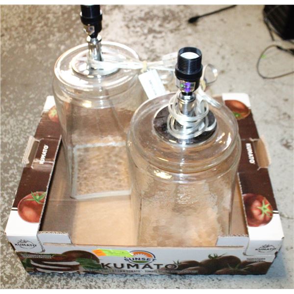 STRUCTUBE GLASS LAMP BASES