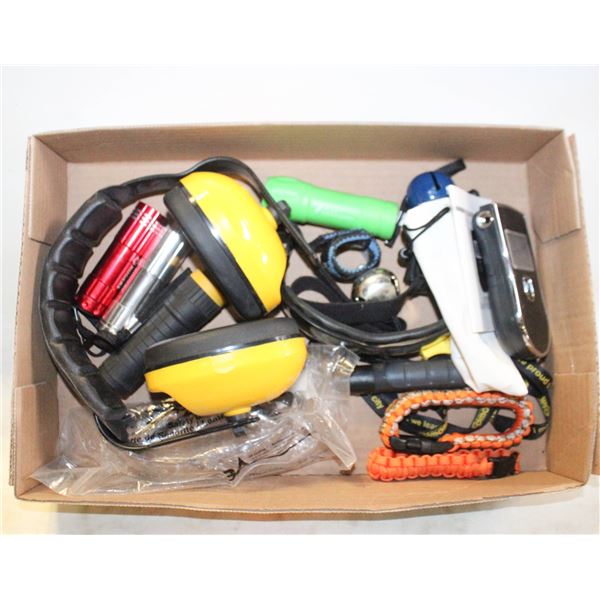 SAFETY LOT - FLASHLIGHTS, BEAR BELLS,