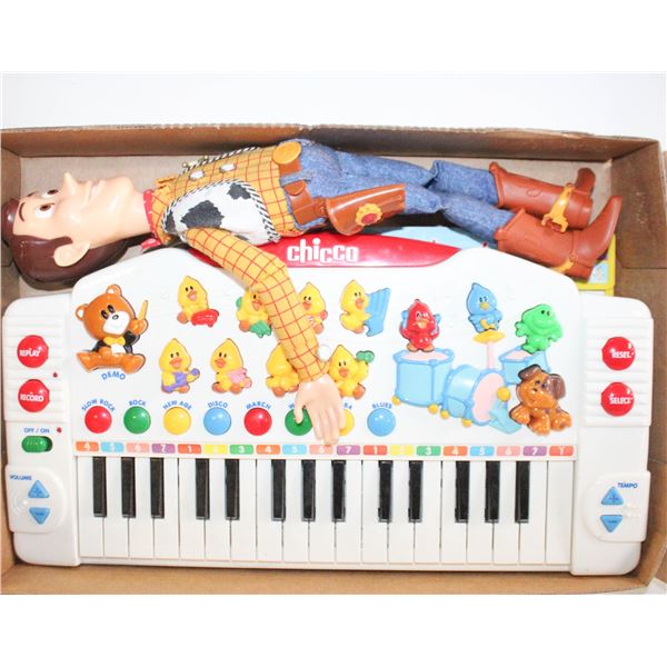 3 SOUND TOYS - PIANO, BOOK & TALKING