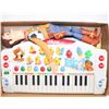 Image 1 : 3 SOUND TOYS - PIANO, BOOK & TALKING