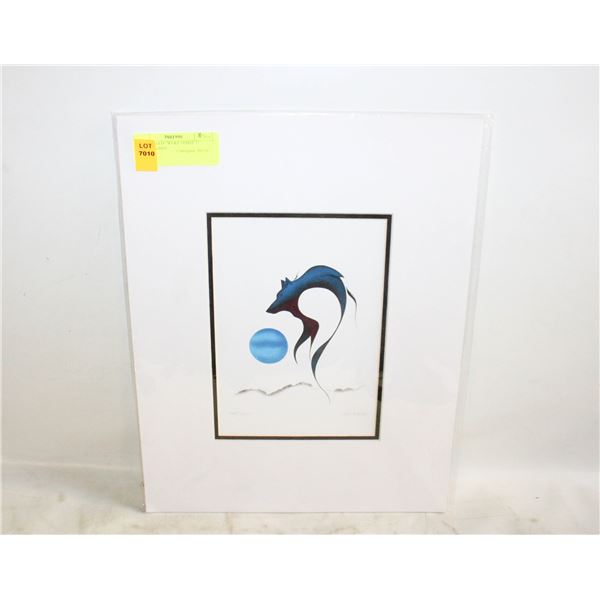 NEW SEALED "WOLF SPIRIT 1" PRINT, ARTIST: