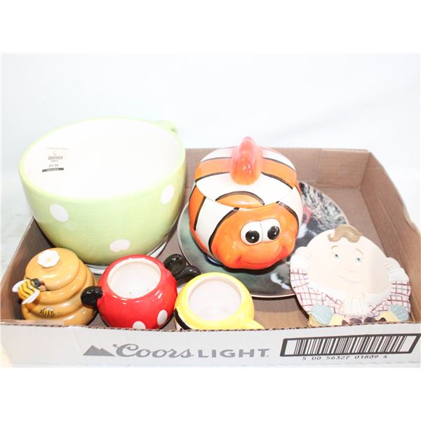 CERAMIC NEMO, ANGRY BIRDS, MICKEY