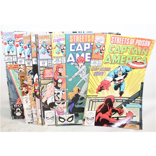 LOT OF 15 CAPRAIN AMERICA COLLECTOR COMICS