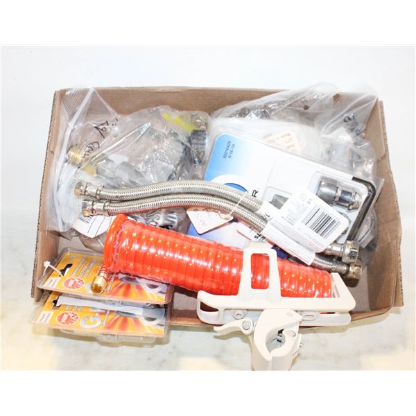 FLAT OF YARD TOOL PARTS