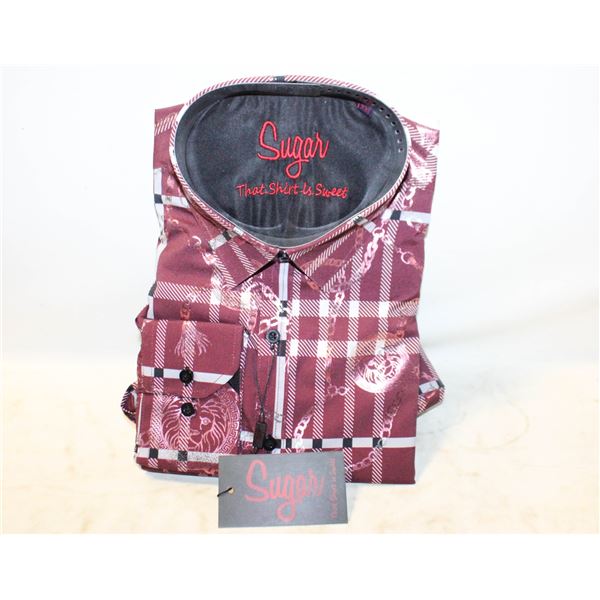 WESTERN DRESS SHIRT SUGAR BRAND. SIZE XXL