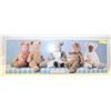 Image 1 : VINTAGE ANNE GEDDES TEDDY BEAR PRINT ON WOOD