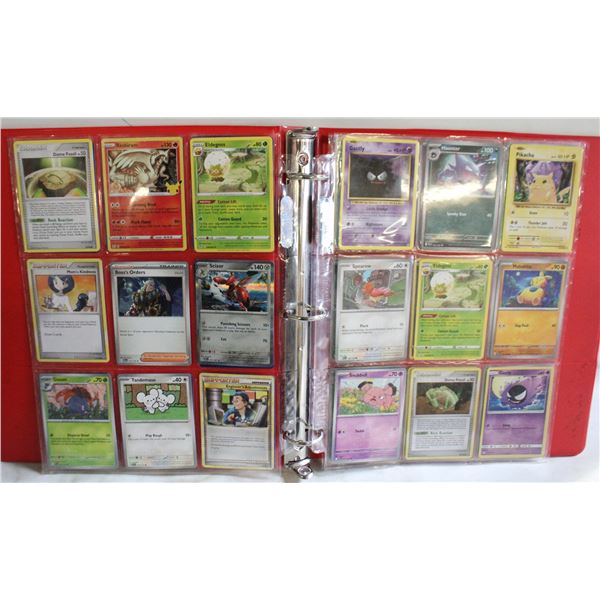 BINDER OF POKEMON CARDS