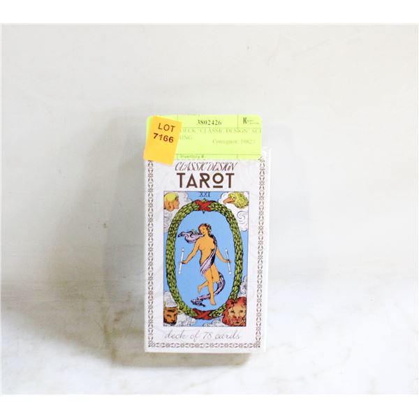 TAROT DECK "CLASSIC DESIGN" SET FEATURING