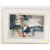Image 1 : WATER COLORING PAINTING IN FRAMED SIGNED