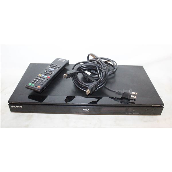 SONY BLU-RAY DISC PLAYER WITH A REMOTE