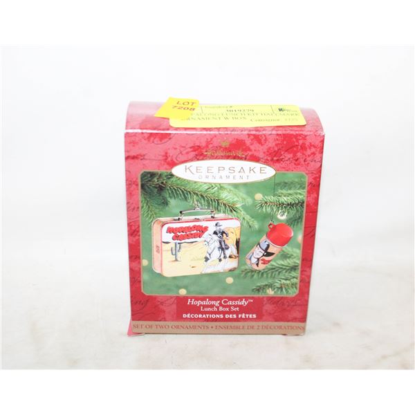 HOPALONG LUNCH KIT HALLMARK ORNAMENT W BOX