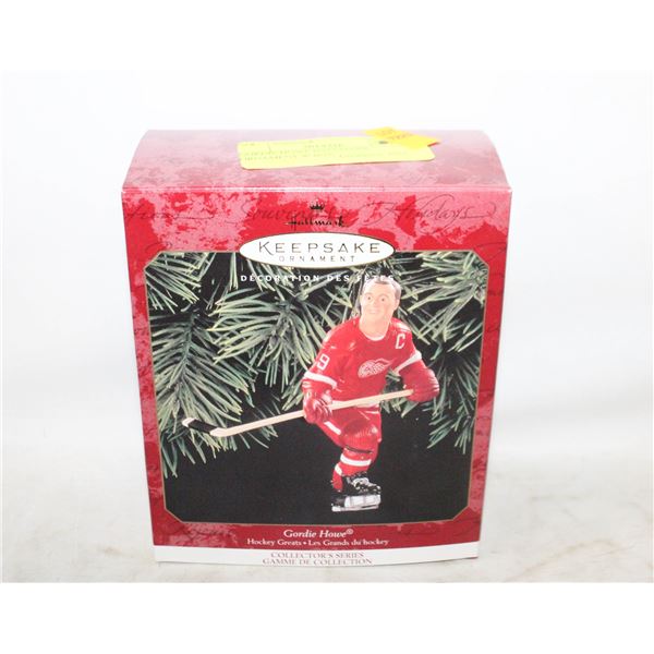 GORDIE HOWE HALLMARK ORNAMENT W BOX