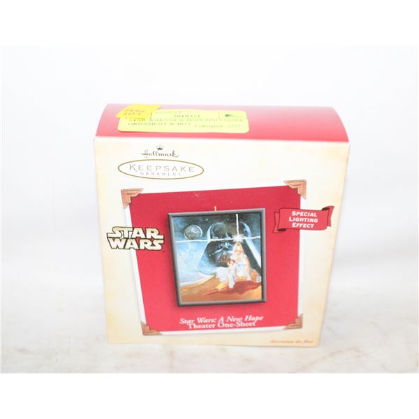 STAR WARS NEW HOPE HALLMARK ORNAMENT W BOX