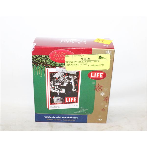 KENNEDY COLLECTOR XMAS ORNAMENT IN BOX