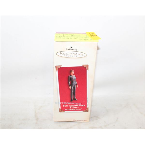 STAR TREK T POL HALLMARK ORNAMENT W BOX