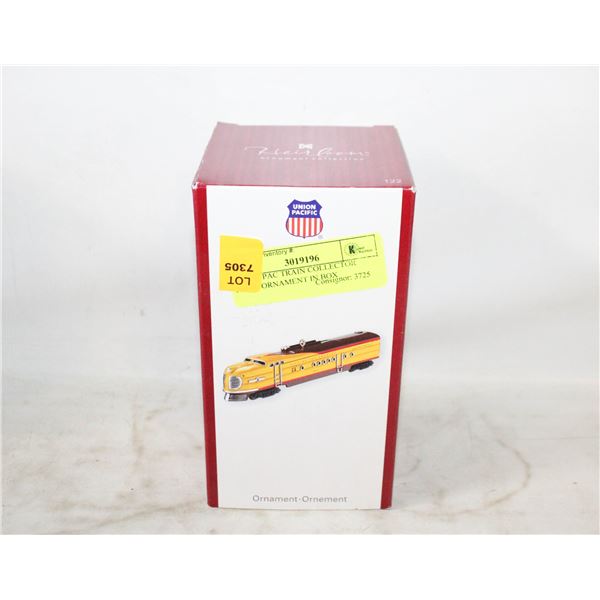 UNION PAC TRAIN COLLECTOR XMAS ORNAMENT IN BOX