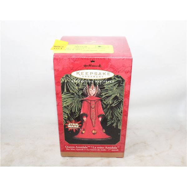 STAR WARS AMIDALA HALLMARK ORNAMENT W BOX