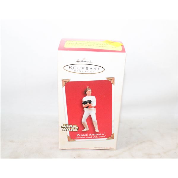 STAR WARS PADME HALLMARK ORNAMENT W BOX