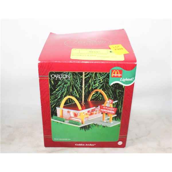 50S MCDONALDS CARLTON ORNAMENT W BOX