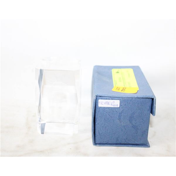 SEPT 11 YWIN TOWERS LUCITE CUBE W BOX