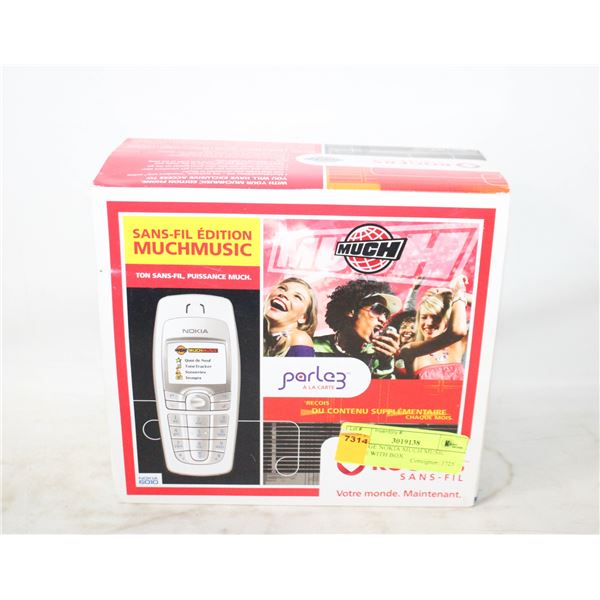 VINTAGE NOKIA MUCH MUSIC PHONE WITH BOX