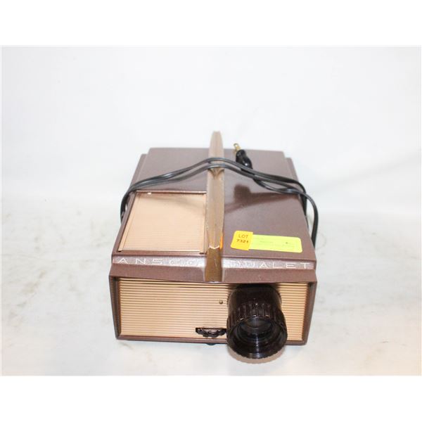 ANSCO DUALET SLIDE PROJECTOR