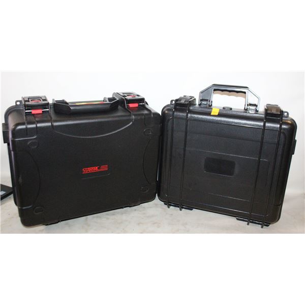2 HARD WATERPROOF CASES