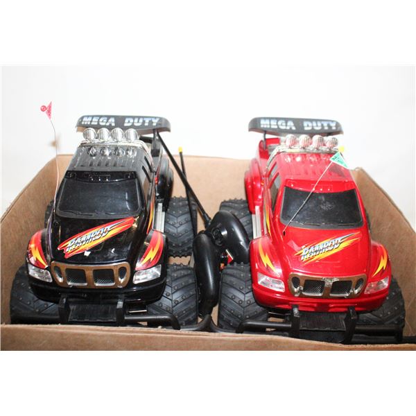 REMOTE CONTROL TRUCKS SET OF 2